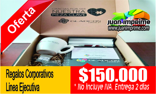 Juanimprime;regalos corporativos empresariales linea ejecutiva